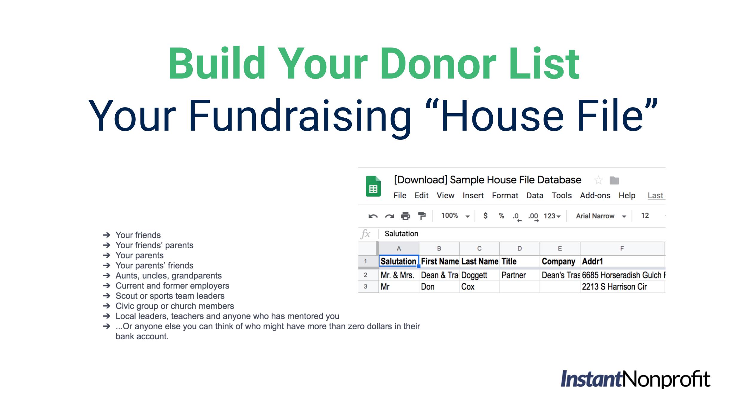 House File Nonprofit Donor List